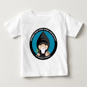 Benedikt von Nursia Baby T-shirt