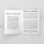 Benedikt von Nursia Card Karte (Innenseite)