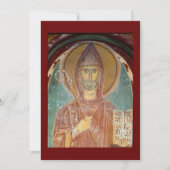 Benedikt von Nursia Ikone Gebetskarte Feiertagskarte (Vorderseite)
