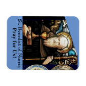 Benedikt von Nursia Magnet (Horizontal)