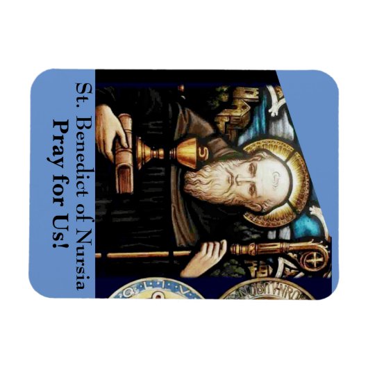 Benedikt von Nursia Magnet (Horizontal)