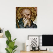 Benedikt von Nursia Poster (Heimbüro)