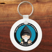 Benedikt von Nursia Schlüsselanhänger (Vorderseite)