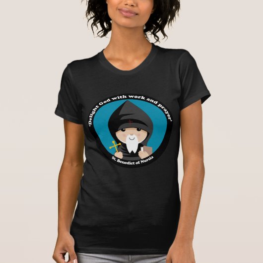 Benedikt von Nursia T-Shirt (Vorderseite)