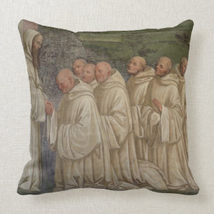 Benediktiner-Mönche, vom Leben von St. Benedict ( Kissen