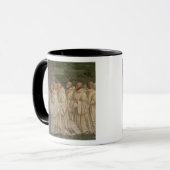 Benediktiner-Mönche, vom Leben von St. Benedict ( Tasse (Vorderseite Links)
