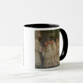 Benediktiner-Mönche, vom Leben von St. Benedict ( Tasse (VorderseiteRechts)