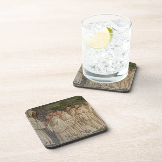 Benediktiner-Mönche, vom Leben von St. Benedict ( Untersetzer (Rechte Seite)