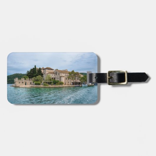Benediktinerkloster auf der Insel Mljet - Kroatien Gepäckanhänger (Vorderseite horizontal)