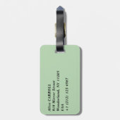 Benediktinerkloster auf der Insel Mljet - Kroatien Gepäckanhänger (Rückseite vertikal)