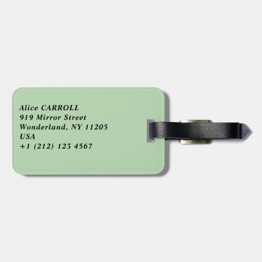 Benediktinerkloster auf der Insel Mljet - Kroatien Gepäckanhänger (Rückseite horizontal)