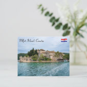 Benediktinerkloster auf der Insel Mljet - Kroatien Postkarte (Stehend Vorderseite)