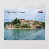 Benediktinerkloster auf der Insel Mljet - Kroatien Postkarte (Vorderseite)