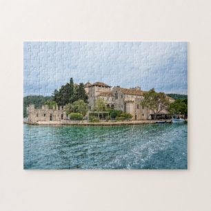 Benediktinerkloster auf der Insel Mljet - Kroatien Puzzle