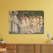 Benediktinermönche, aus dem Leben des Hl. Benedikt Leinwanddruck (Insitu (Wohnzimmer))