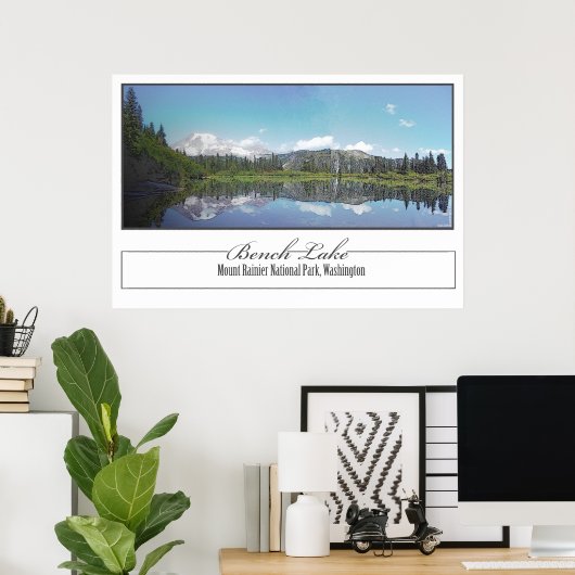 Benediktinersee Poster (Heimbüro)
