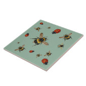 Beneficial Bees n Ladybugs Fliese (Seite)