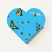 Beneficial Insects Custom Title Heart-shaped Notizblock (Rückseite)