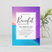 Benefit Invitation Template Einladung (Stehend Vorderseite)