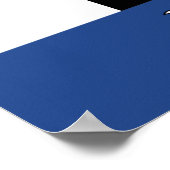 Benelux-Flagge Poster (Ecke)