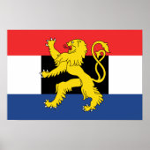 Benelux-Flagge Poster (Vorne)