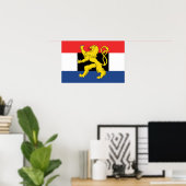 Benelux-Flagge Poster (Heimbüro)