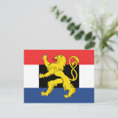 Benelux-Flagge Postkarte (Stehend Vorderseite)