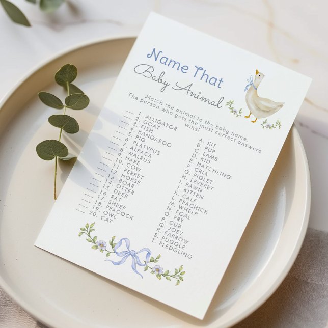 Benennen Sie Baby Animal Solly Gänse Baby Dusche S (Von Creator hochgeladen)