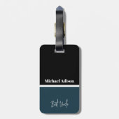 Benennen Sie benutzerdefinierte Skript besondere e Gepäckanhänger (Rückseite vertikal)