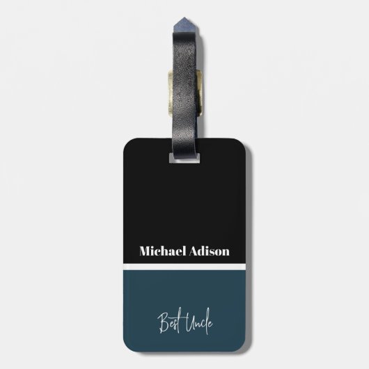 Benennen Sie benutzerdefinierte Skript besondere e Gepäckanhänger (Rückseite vertikal)