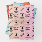 Benennen Sie das Alter nur ein Mädchen, das Lieben Geschenkpapier Set (Beispiel)