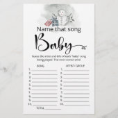 Benennen Sie das Baby Dusche Spiel (Vorderseite)