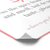 Benennen Sie das Gewürz-Brautparty-Poster Poster (Ecke)