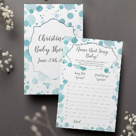 Benennen Sie das Song Baby, Confetti Baby Boy Dusc