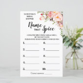 Benennen Sie das Spice Brautparty englisch spanisc (Stehend Vorderseite)