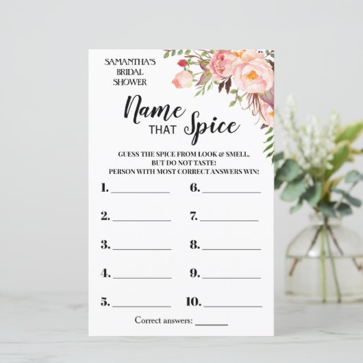 Benennen Sie das Spice Brautparty englisch spanisc (Stehend Vorderseite)