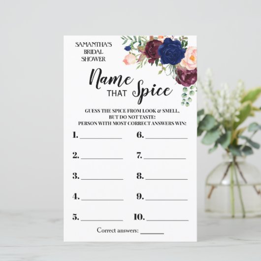 Benennen Sie das Spice Brautparty englisch spanisc (Stehend Vorderseite)