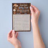 Benennen Sie die Cowboy-Duschkarte der OM für Baby Flyer (Handgriff)