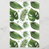 Benennen Sie die Spitzel Tropical Brautparty Game  Flyer (Hinten)