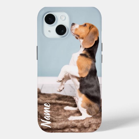 Benennen Sie Ihren Beagle Hundehund in den Telefon Case-Mate iPhone Hülle (Rückseite)