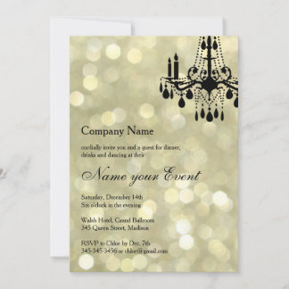 Benennen Sie Ihren Event Gold Grand Ballroom Einladung