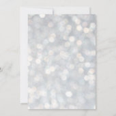 Benennen Sie Ihren Event Silver Grand Ballroom Einladung (Rückseite)