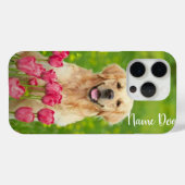 Benennen Sie Ihren Golden Retriever Hund in der Te Case-Mate iPhone Hülle (Rückseite (Horizontal))