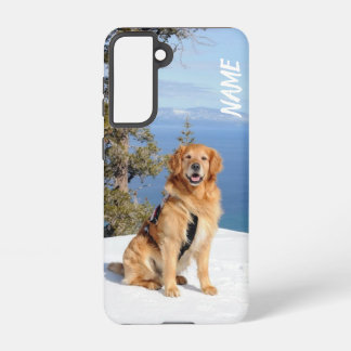 Benennen Sie Ihren Golden Retriever Hund in der Te Samsung Galaxy Hülle