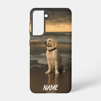 Benennen Sie Ihren Golden Retriever Hund in der Te Samsung Galaxy Hülle