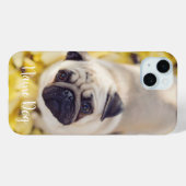 Benennen Sie Ihren Mops Dog Hund auf dem Handy um Case-Mate iPhone Hülle (Rückseite (Horizontal))