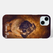 Benennen Sie Ihren Mops Dog Hund in den Telefonzel Case-Mate iPhone Hülle (Rückseite (Horizontal))