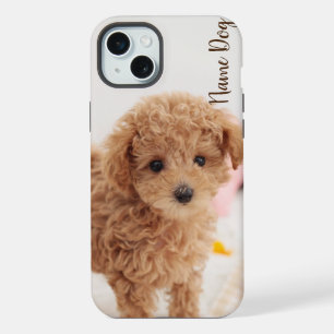 Benennen Sie Ihren Poodle Hund in den Telefonzelle iPhone 15 Plus Hülle