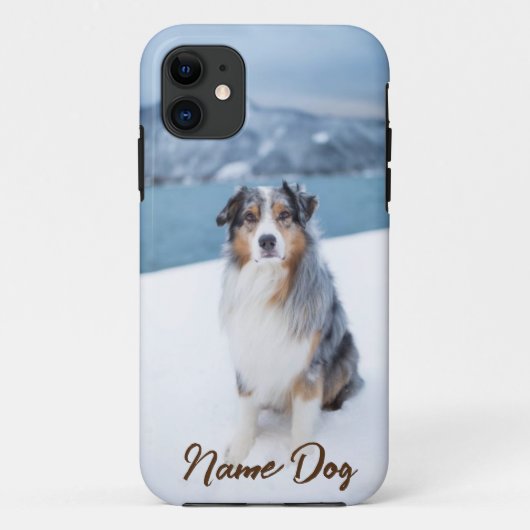 Benennen Sie Ihren Shetland Sheepd Hund in den Tel Case-Mate iPhone Hülle (Rückseite)