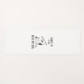 Benennung auf Zuhause mit meinem Hund Yogamatte (Vorderseite (Horizontal))